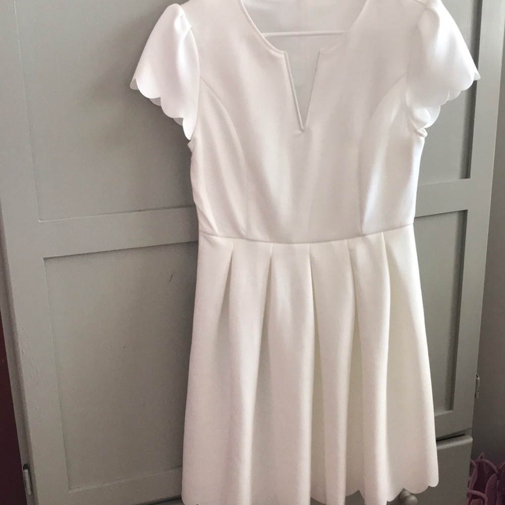 white dress